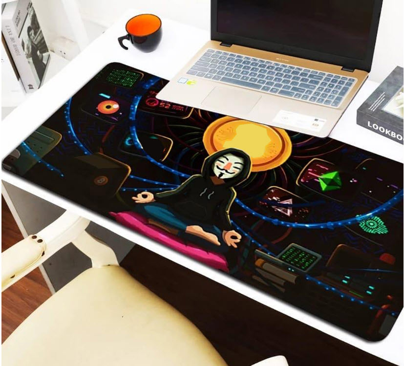 Mouse Pad Gamer Anonimus Bitco M37