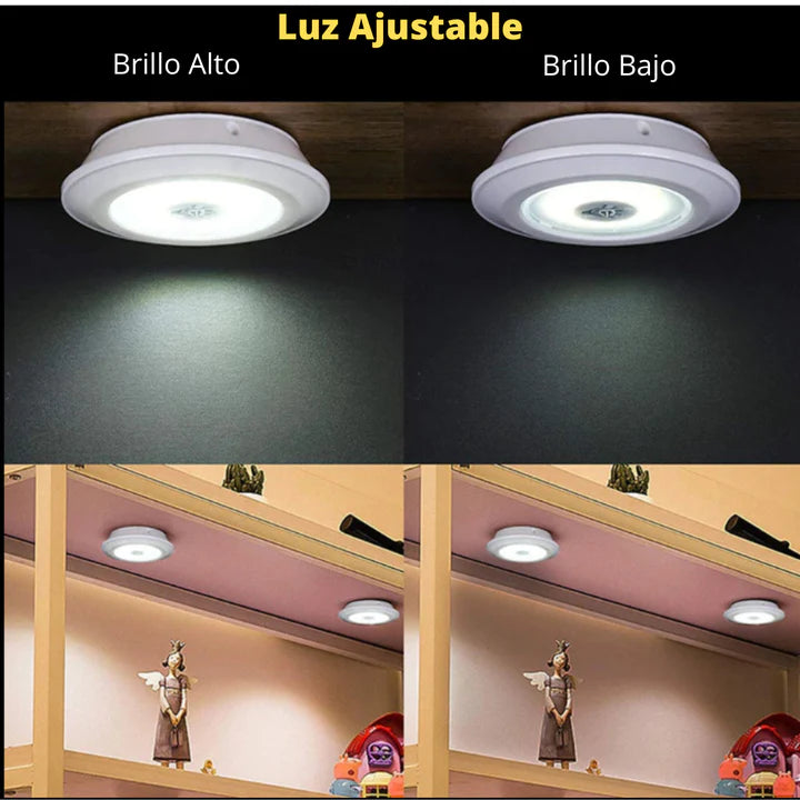 Set Luz Led - 3 luces led + control