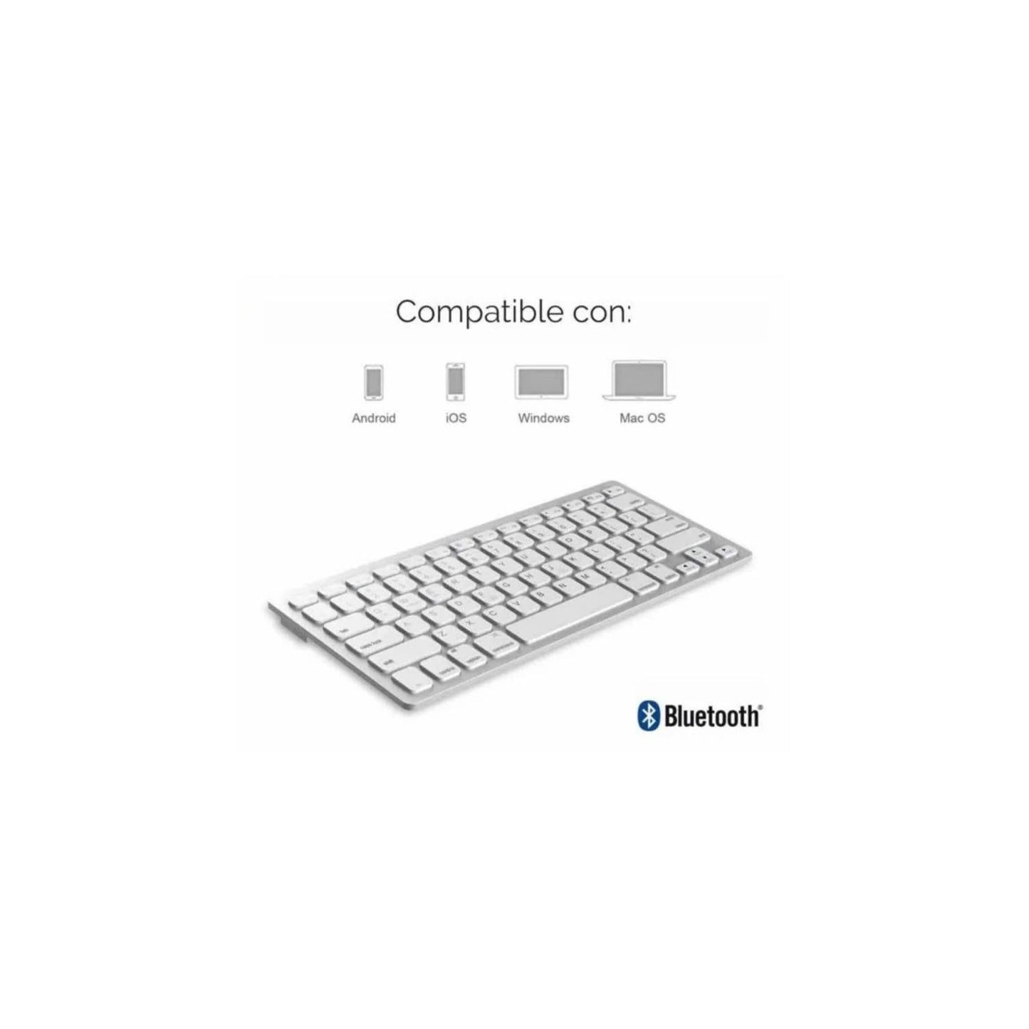 Teclado Bluetooth Weibo Wb-8022 Ultradelgado